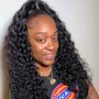 Straightening of weave with install