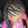 Small-Medium(Knotless)Box Braids (kids)