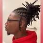 Loc retwist with maintenance