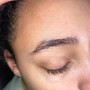 Eyebrow waxing, shaping, and trimming