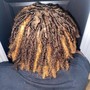 Loc retwist with maintenance