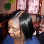 Half up Half down sew in