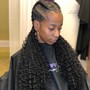 Kid's Knotless Braids (Medium Size age 4-7)