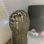 Large box braids (back length, waist )