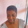 Relaxer touch up and style