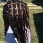 Medium Knotless Goddess Braids