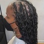 Medium Knotless Goddess Braids