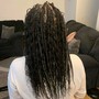 Medium Knotless Goddess Braids