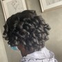 Curls/ flat iron