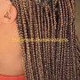 Crochet( individuals around front and cornrows)