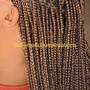 Crochet( individuals around front and cornrows)