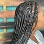 Medium knotless Braids