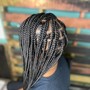 Medium knotless Braids