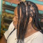 Medium knotless Braids