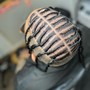 Partial Cornrows