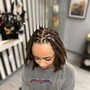 Locs re twist and style