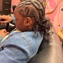 Large knotless braids