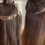 invisible bead weft hair extensions