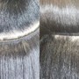 Feather weft rows