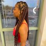 Large Knotless Goddess Braids