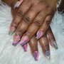 Fullset acrylic nails short