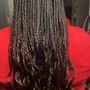 Xtra small knotless braids