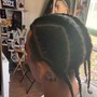 Cornrows / braid down