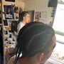 Cornrows / braid down