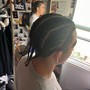 Cornrows / braid down