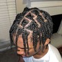 Braid back cornrows