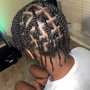 Braid back cornrows