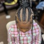 Medium knotless Braids