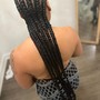 Medium knotless Braids