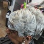 Senior Relaxer & Haircut