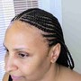 Feed-in Cornrows Ponytail