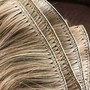 28" Eastern European weft hair 100 grams