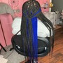 Med boho knotless Braids