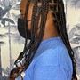 Medium Human Goddess Braids