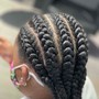 Feed-in Braids (6 or more) Price will vary.