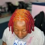 Starter locs + color NEW WEBSITE TXT 901-672-1243 for booking