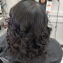 Blow-dry and curl