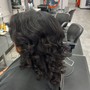 Blow-dry and curl