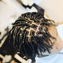 2 strand twist on locs (loc ropes)