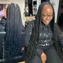 Large Knotless Individual Braids