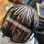 Men or Woman Bun Two Strand Twist