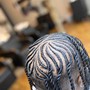 Men or Woman Bun Two Strand Twist