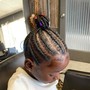 Kids braids(no weave)