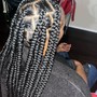 Small Knotless Box Braids