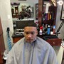 Bald Head with Clippers and electric razor