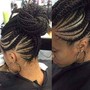 Senegalese Twist, midback